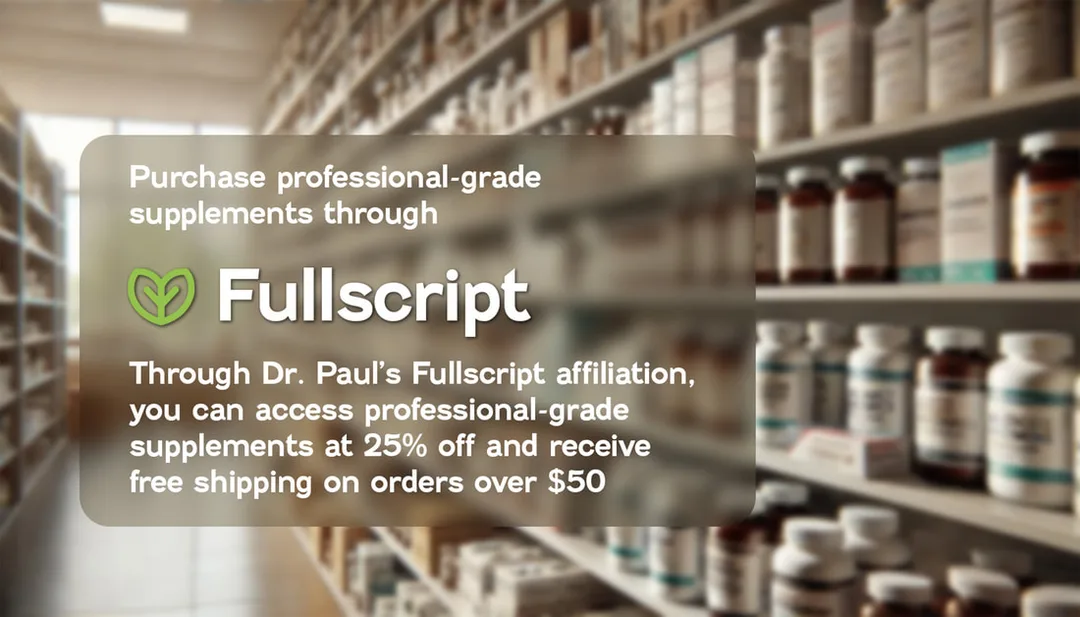 Support your body's natural recovery this May with Dr. Paul's Spike Neutralize, Dissolve & Bind Community Plan -- six professional-grade supplements available through Fullscript with 25% off.