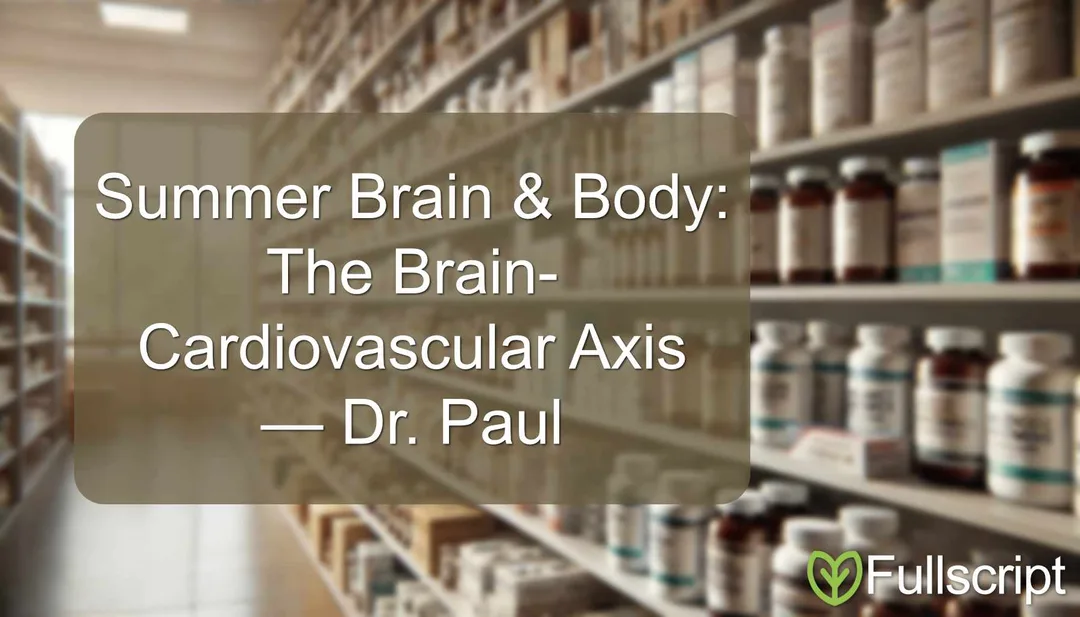 CuraMed Brain supplement box by Terry Naturally, featuring brain and cardiovascular support, on a clean bright surface — July Community Plan by Dr. Paul.