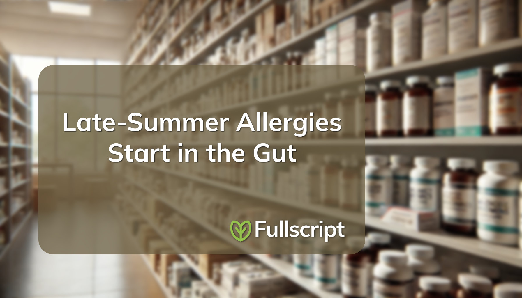 Late-Summer Allergies Start in the Gut — Dr. Paul