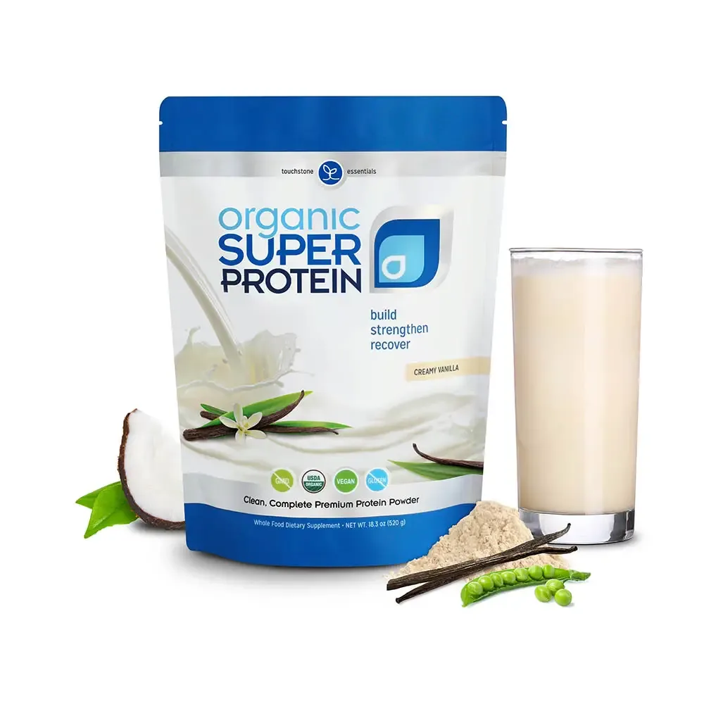 Organic Super Protein — a certified organic plant protein shake — is worth considering here.